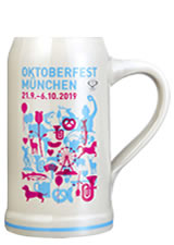 Oktoberfestkrug 2019 ohne Deckel